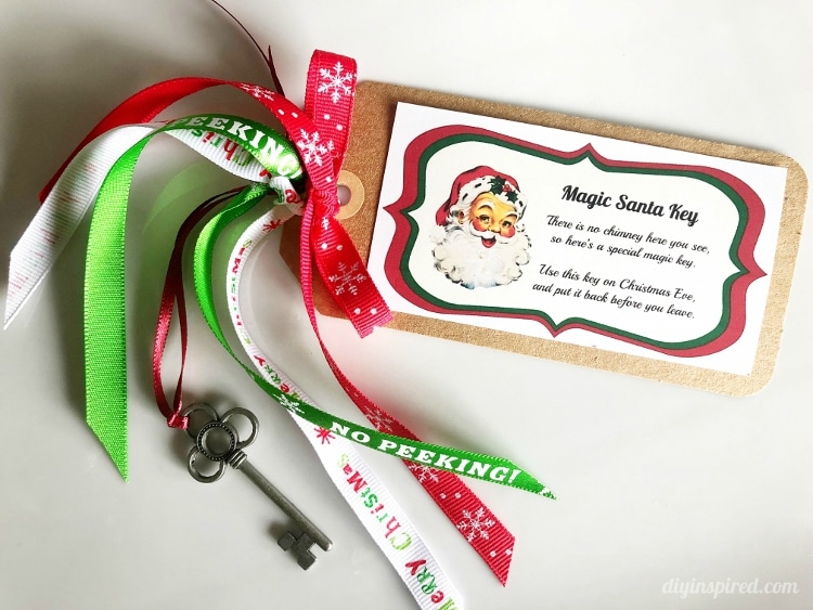 Free Printable Magic Santa Key - DIY Inspired